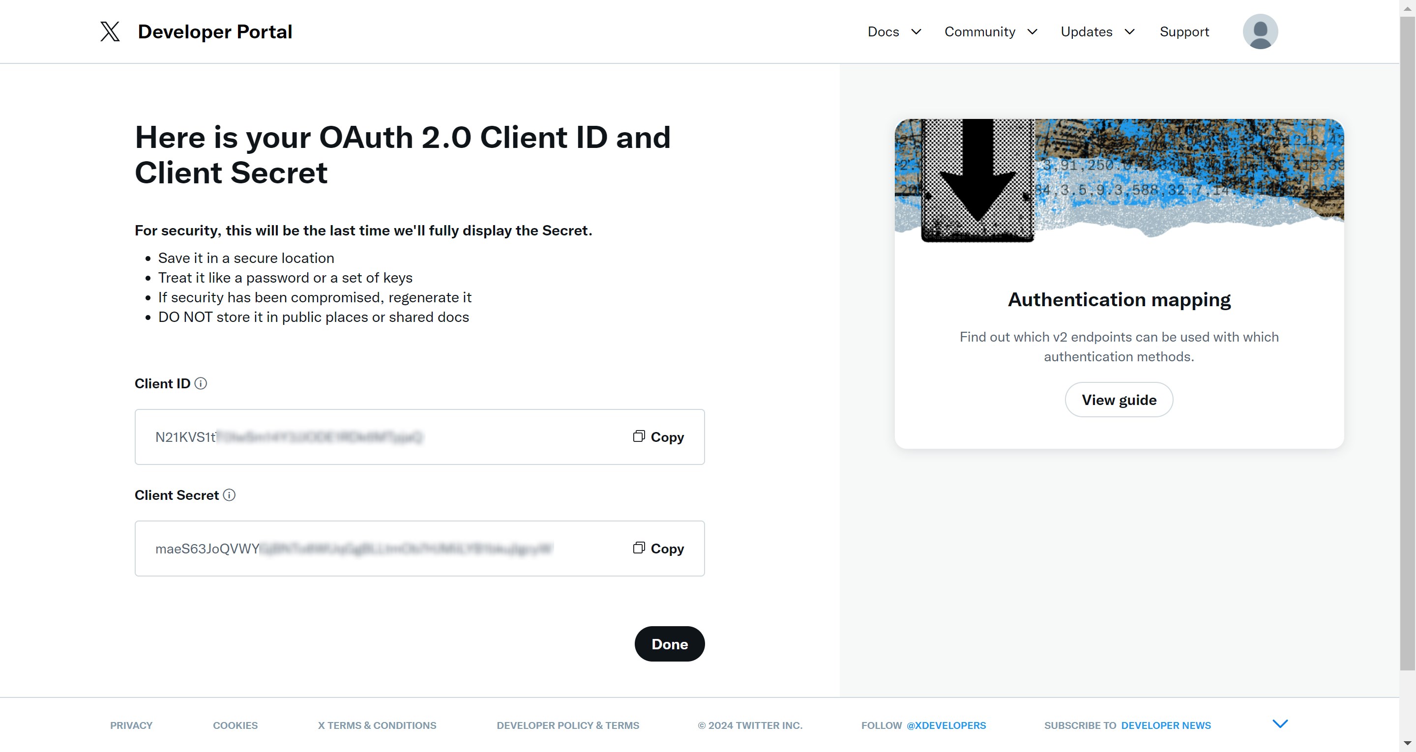 Get Client ID and Client Secret