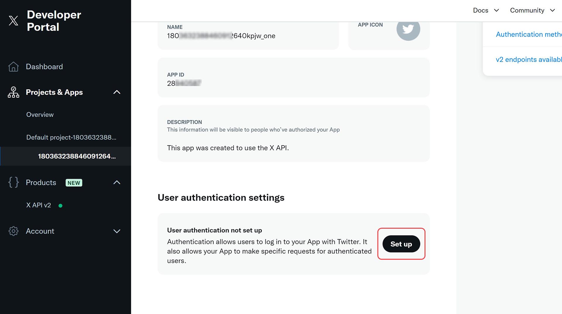 Set Up User Authentication Settings