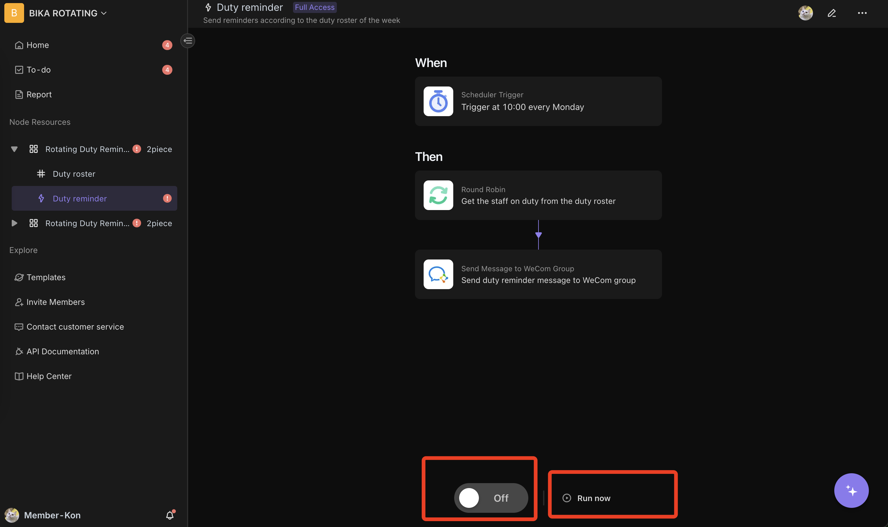 Test and Start Automation Task Illustration